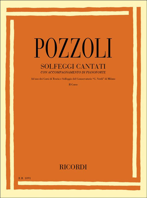 POZZOLI - SOLFEGGI CANTATI II CORSO