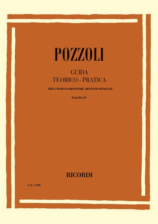 POZZOLI - GUIDA TEORICO-PRATICA PARTE III E IV