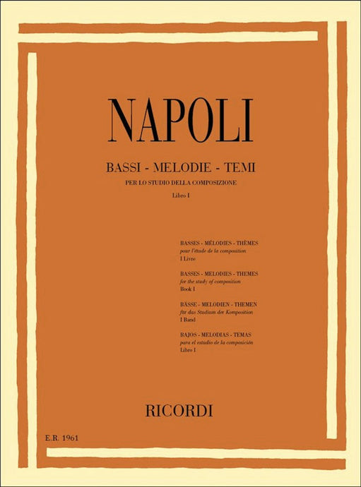 NAPOLI - BASSI MELODIE TEMI - Libro I