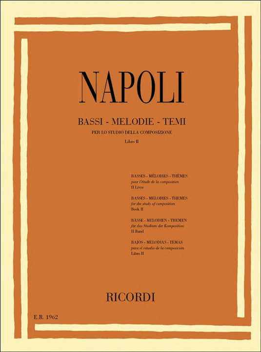 NAPOLI - BASSI MELODIE TEMI - Libro II