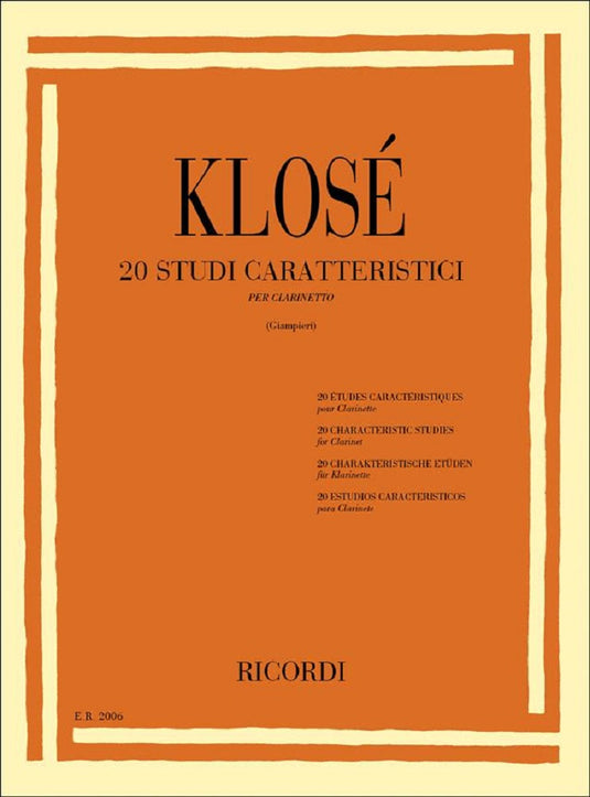 KLOSÉ - 20 Studi Caratteristici