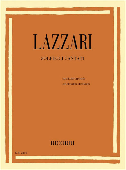 LAZZARI - SOLFEGGI CANTATI