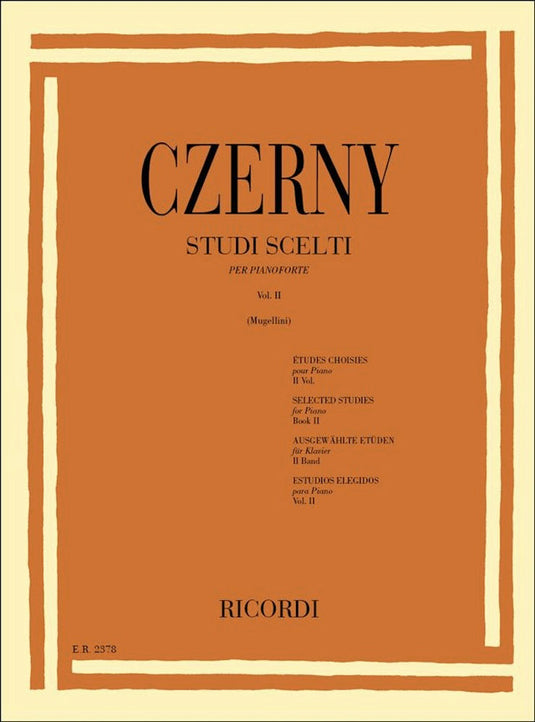CZERNY – STUDI SCELTI - VOL. II
