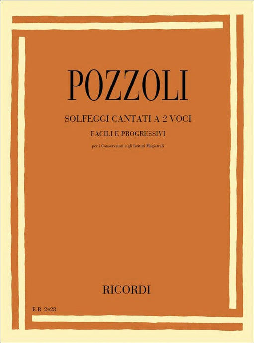 POZZOLI - SOLFEGGI CANTATI A 2 VOCI