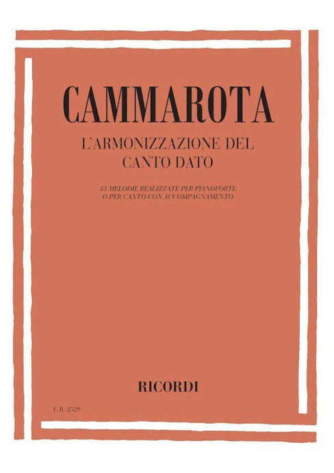 CAMMAROTA - L'Armonizzazione Del Canto Dato