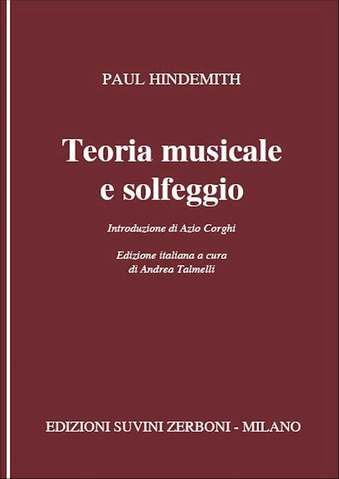 HINDEMITH - TEORIA MUSICALE E SOLFEGGIO