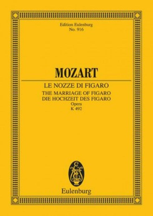 MOZART - LE NOZZE DI FIGARO (Partitura Tascabile) - EULENBURG