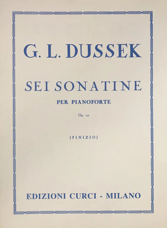 DUSSEK - Sei Sonatine