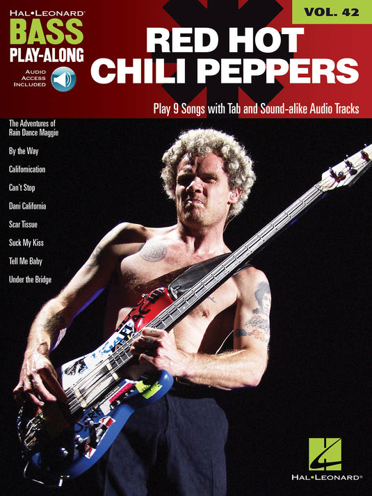 BASS PLAY-ALONG RED HOT CHILI PEPPERS VOL. 42