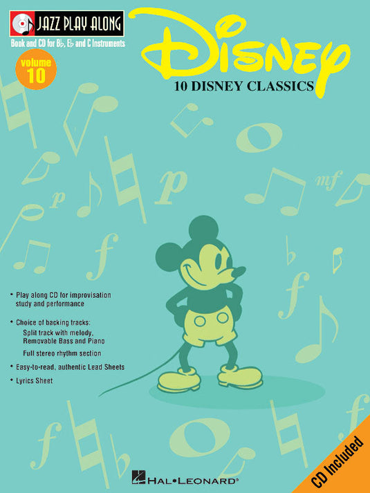JAZZ PLAY-ALONG VOL. 10 - Disney