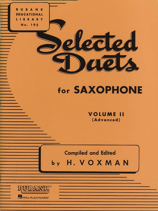 VOXMAN - Selected Duets for Saxophone Vol. 2