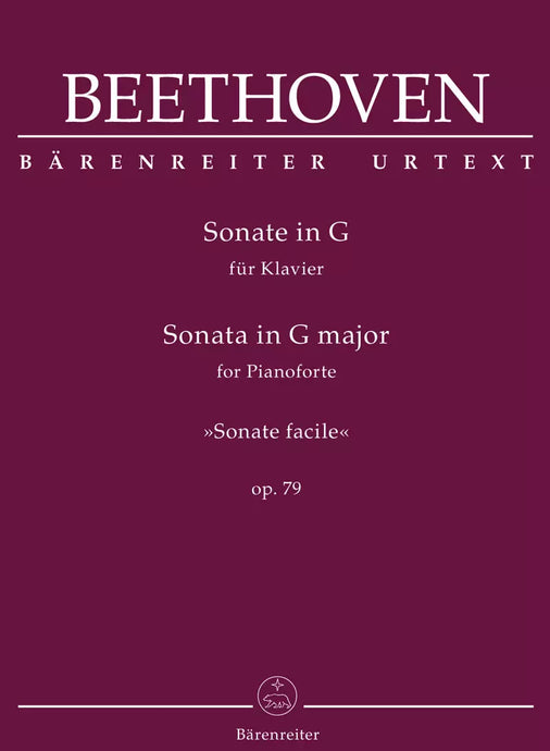 BEETHOVEN - SONATA IN G MAJOR OP.79 - SONATE FACILE