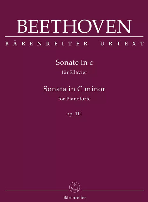 BEETHOVEN - PIANO SONATA IN C MINOR OP.111