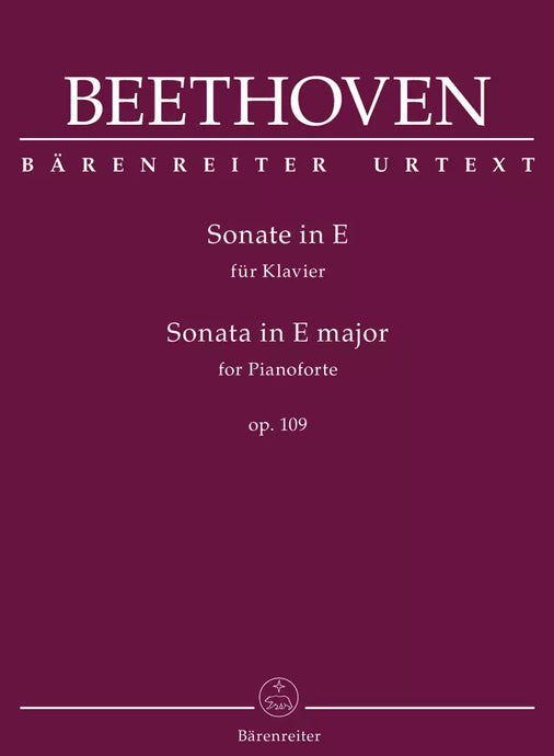 BEETHOVEN - PIANO SONATA IN E MAJOR OP.109