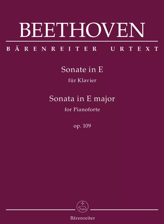 BEETHOVEN - PIANO SONATA IN E MAJOR OP.109