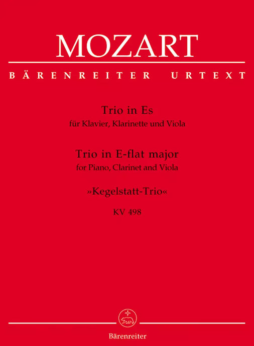 MOZART - Kegelstatt Trio KV498 - Piano Clarinetto e Viola