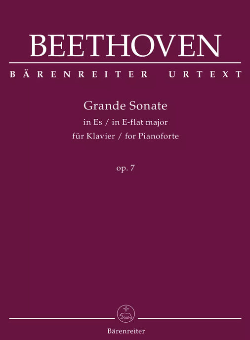 BEETHOVEN - GRANDE SONATE FOR PIANO OPUS 7