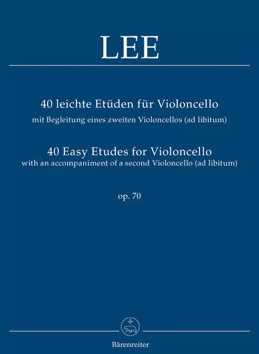 LEE - 40 Studi Facili per Violoncello Op.70