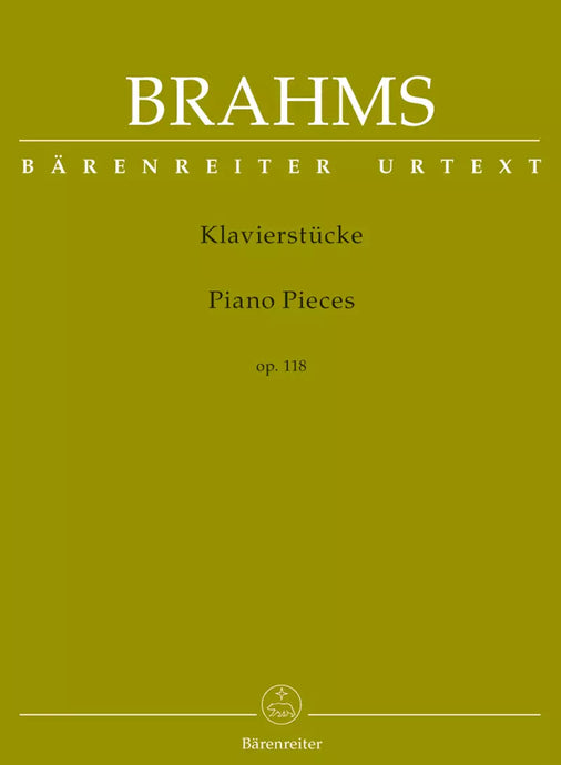 BRAHMS - PIANO PIECES OP.118