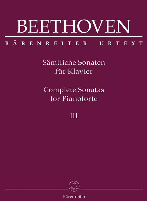 BEETHOVEN - COMPLETE SONATAS FOR PIANO III