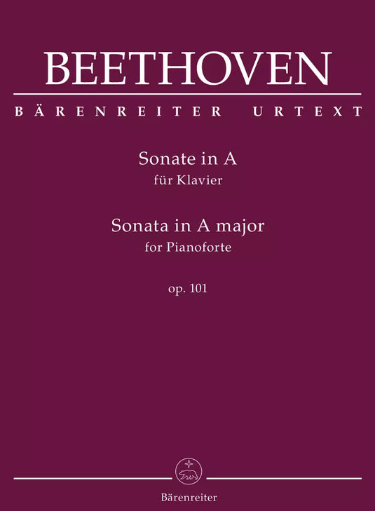 BEETHOVEN - PIANO SONATA IN A MAJOR OP.101