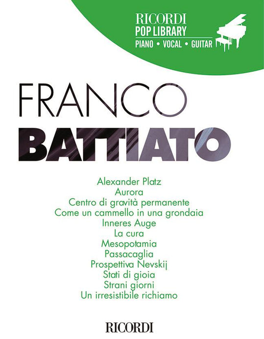 FRANCO BATTIATO - RICORDI POP LIBRARY (PVG)