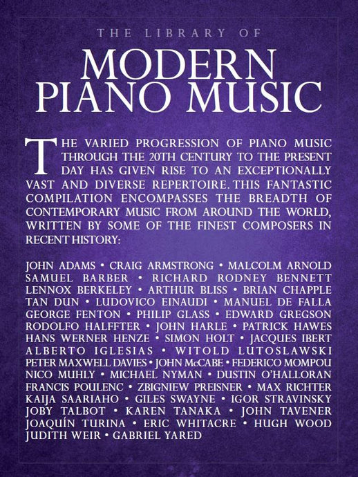 LIBRARY OF MODERN PIANO MUSIC