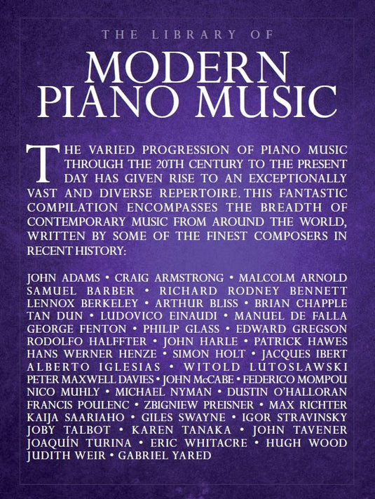 LIBRARY OF MODERN PIANO MUSIC