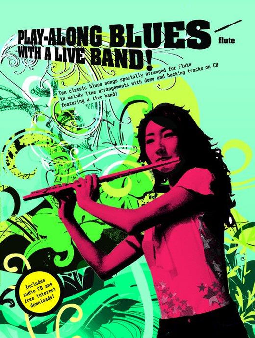 Play-Along Blues With A Live Band - Flute