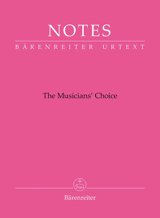 NOTES THE MUSICIAN CHOICE CHOPIN