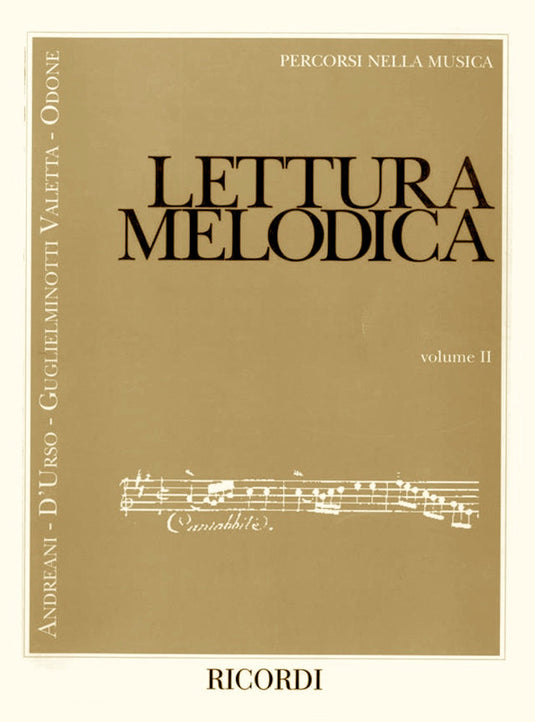 AA.VV. - LETTURA MELODICA VOLUME 2