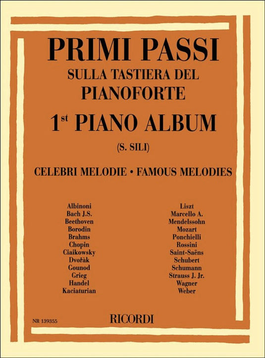 PRIMI PASSI SULLA TASTIERA DEL PIANOFORTE - 1st PIANO ALBUM