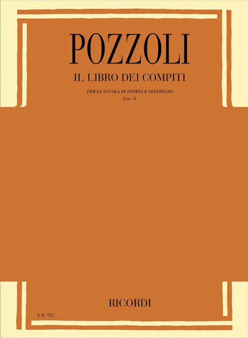 POZZOLI - LIBRO DEI COMPITI FASC. II