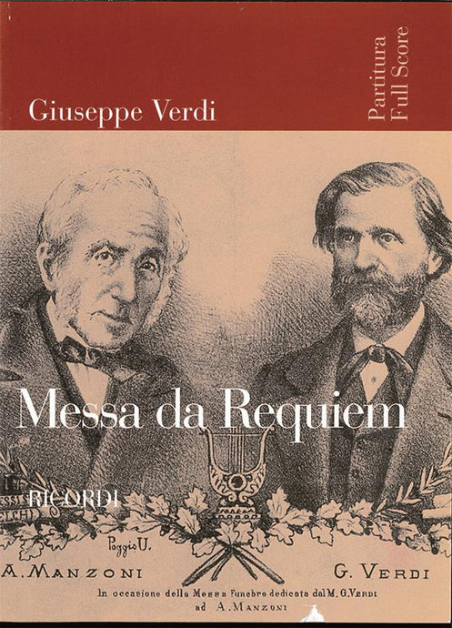 VERDI - Messa Da Requiem (Partitura) - RICORDI